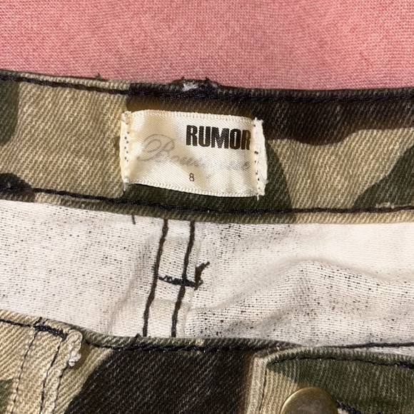 Camo denim skirt frilled. Pls buy too small for me. - Picture 3 of 3